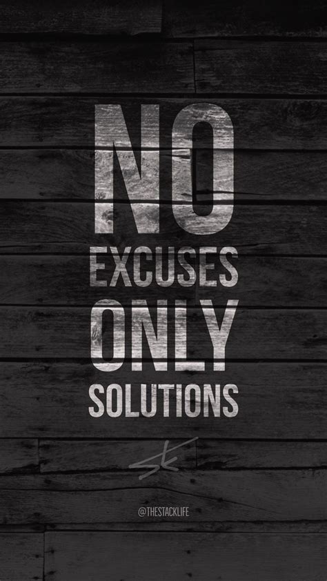 No Excuses 